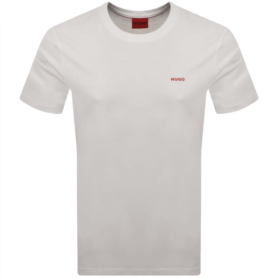 Image number 1 for HUGO Dero222 T Shirt Natural White