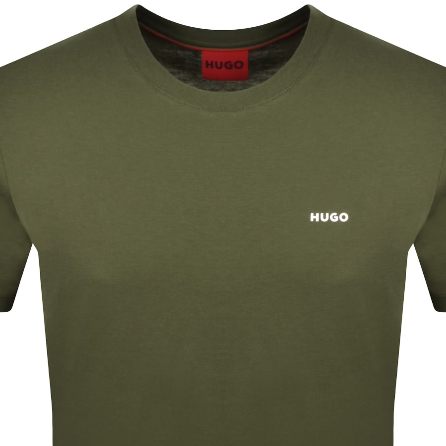 Image number 2 for HUGO Dero222 T Shirt Green