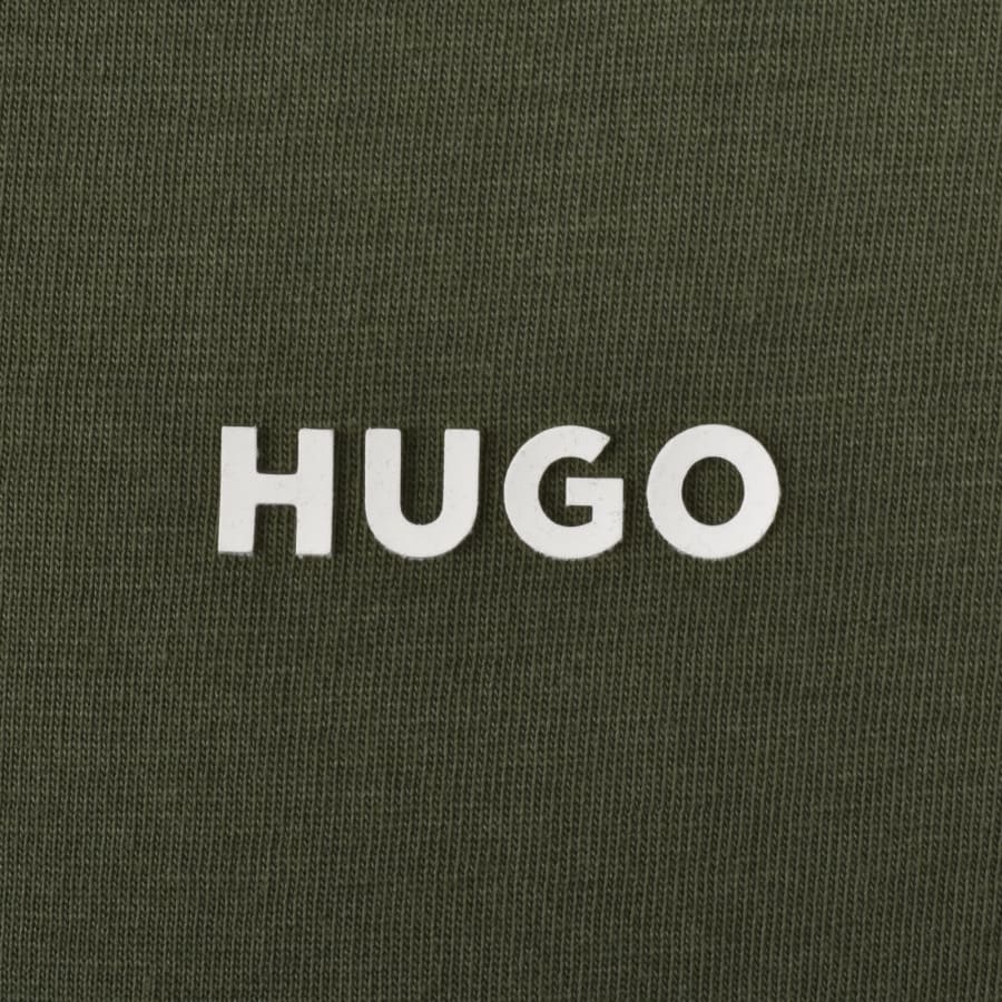 Image number 3 for HUGO Dero222 T Shirt Green