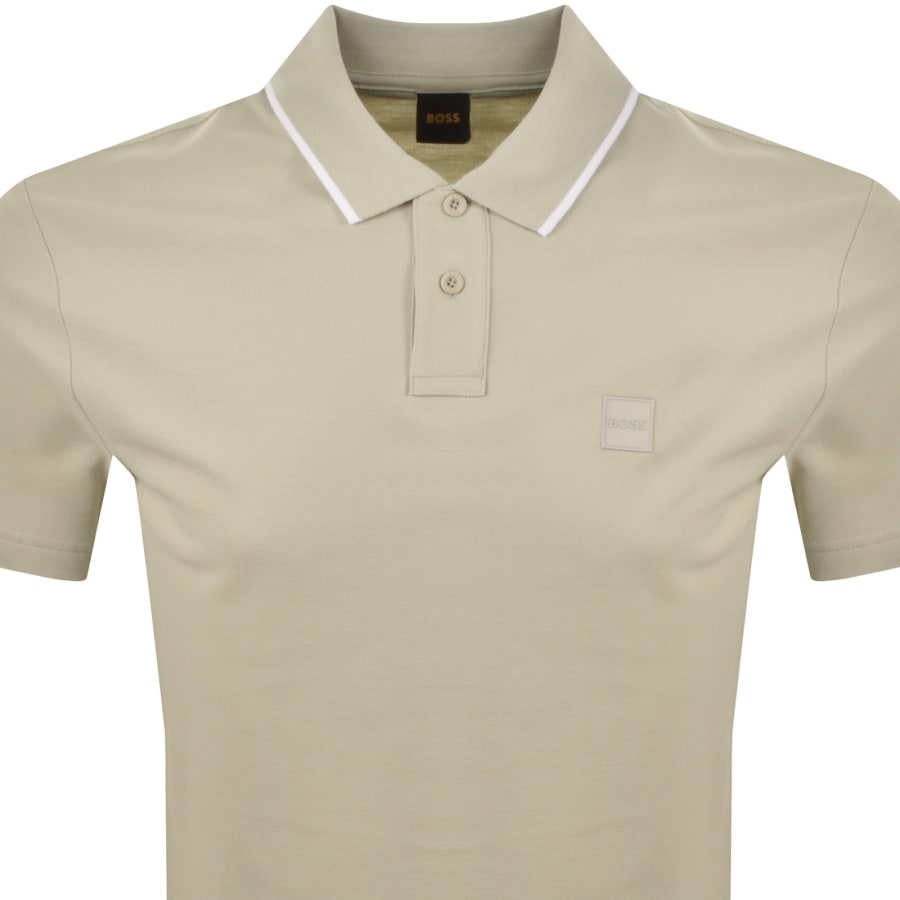 Image number 2 for BOSS Passerford Polo T Shirt Beige