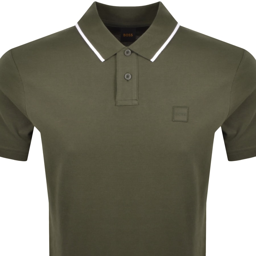 Image number 2 for BOSS Passerford Polo T Shirt Green