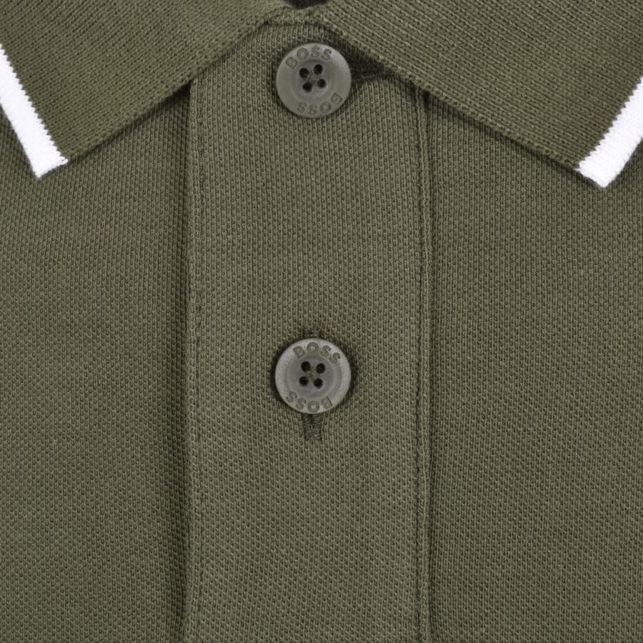Image number 4 for BOSS Passerford Polo T Shirt Green