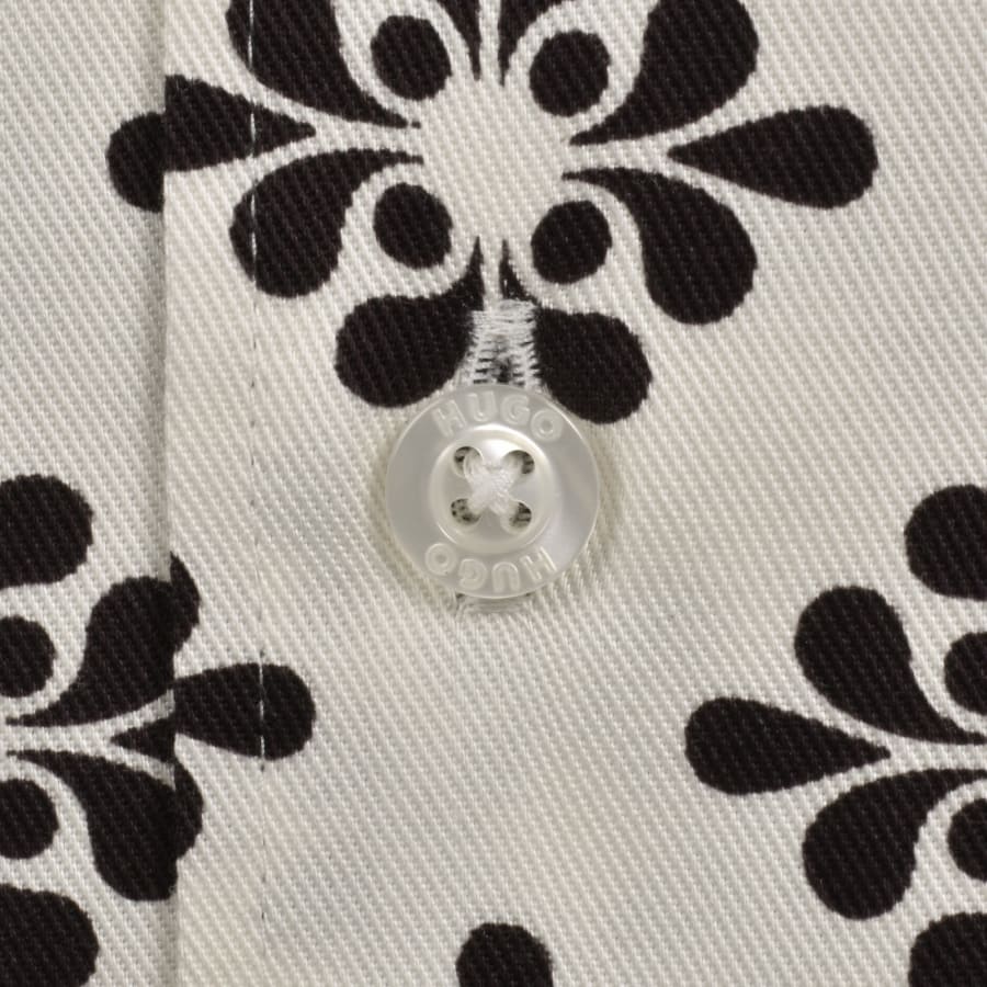 Image number 4 for HUGO Oversized Short Sleeve Espino Shirt White