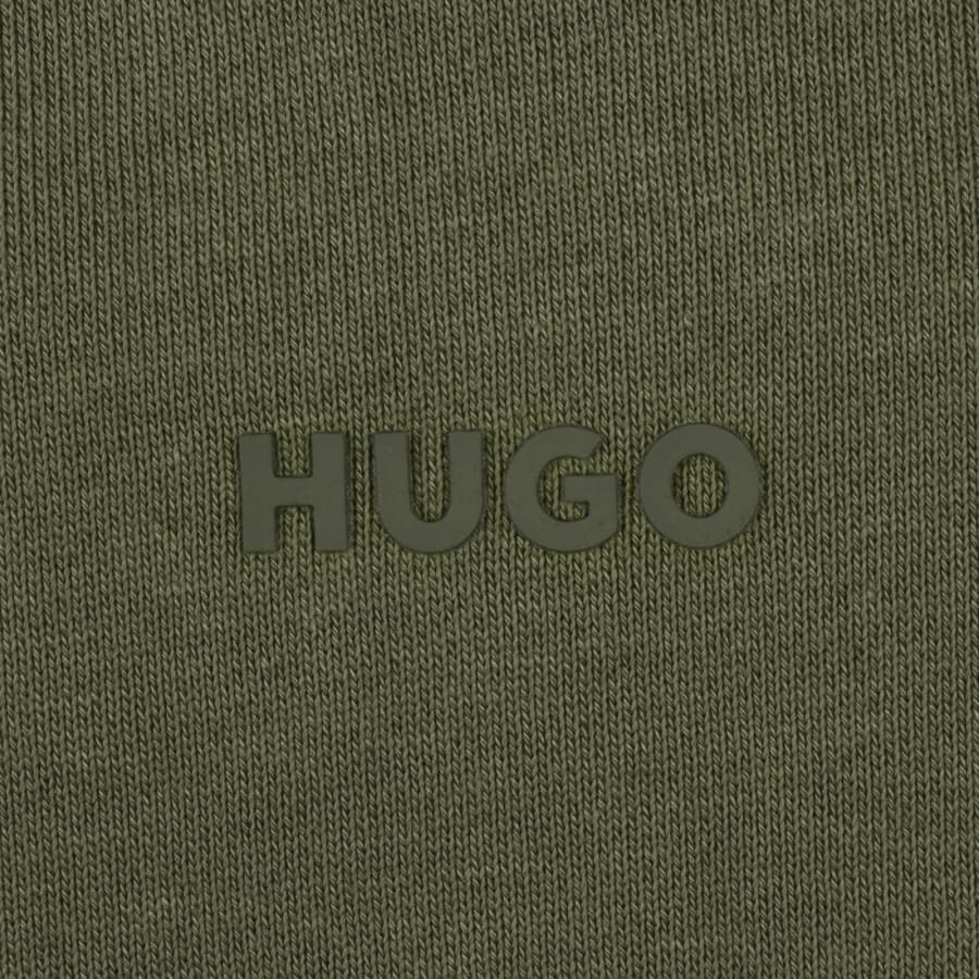 Image number 3 for HUGO Dapo Hoodie Open Green