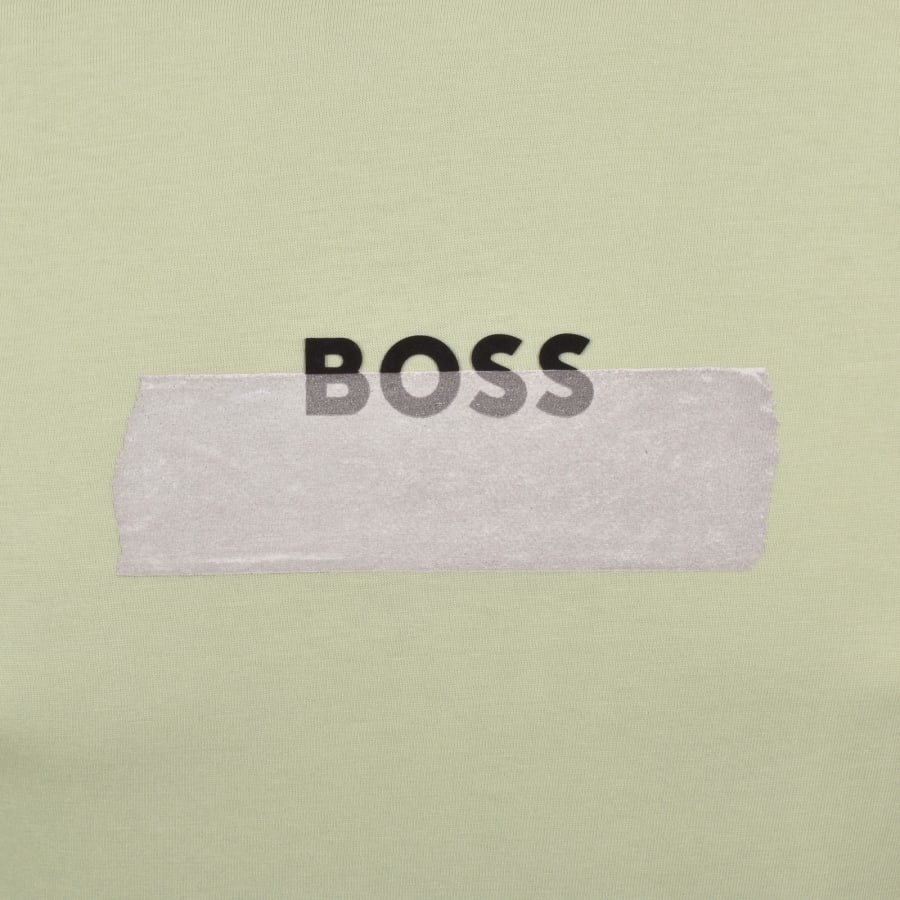 Image number 3 for BOSS Te Logotape T Shirt Green