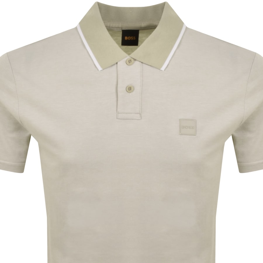 Image number 2 for BOSS Passerford Polo T Shirt Beige