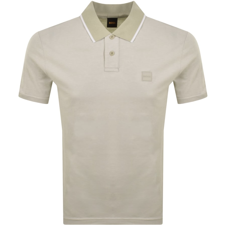 Image number 1 for BOSS Passerford Polo T Shirt Beige
