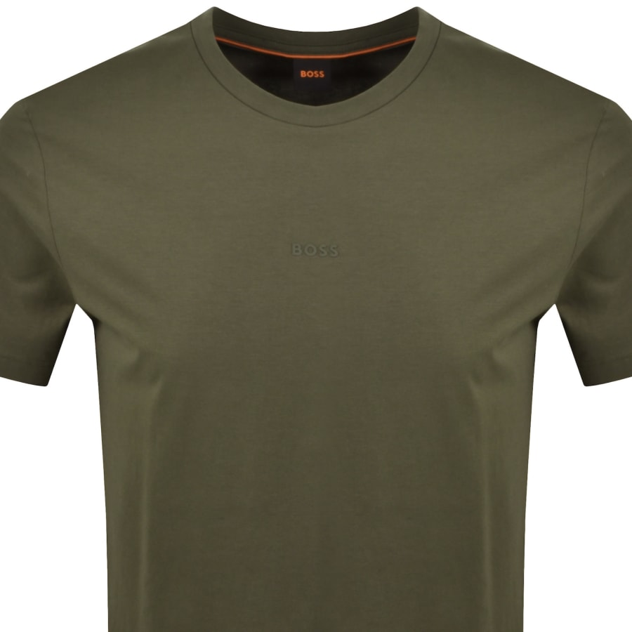 Image number 2 for BOSS TChup Logo T Shirt Green