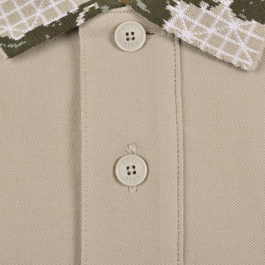 Image number 4 for BOSS Pe Barb Polo T Shirt Beige