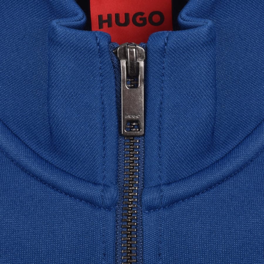 Image number 4 for HUGO Darti Full Zip Sweatshirt Blue