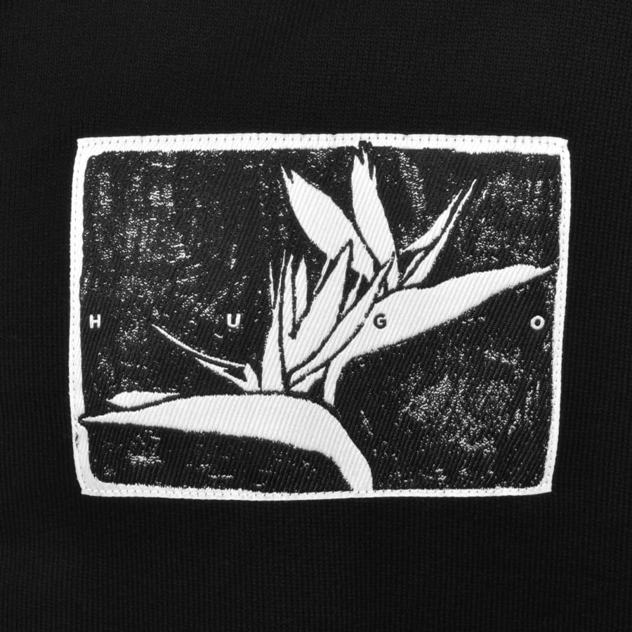 Image number 3 for HUGO Darishood Hoodie Black