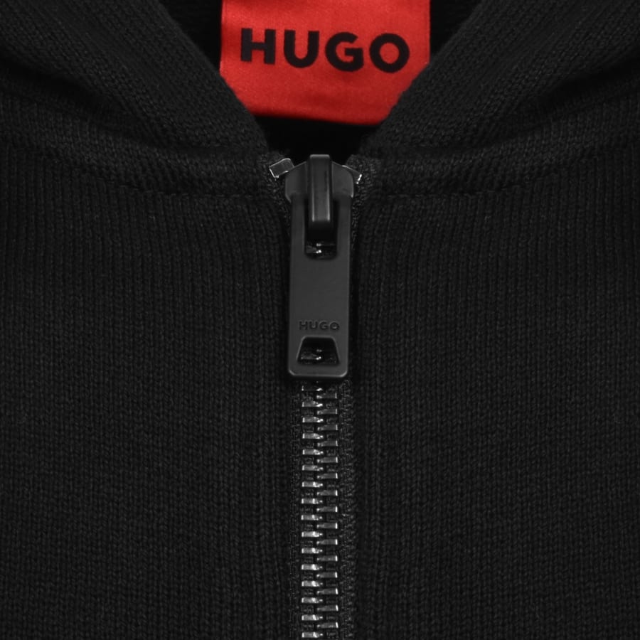 Image number 4 for HUGO Darishood Hoodie Black