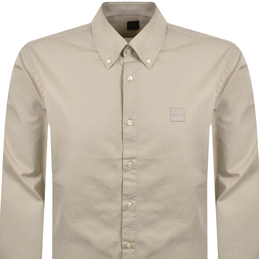 Image number 2 for BOSS Ricoplus Shirt Beige