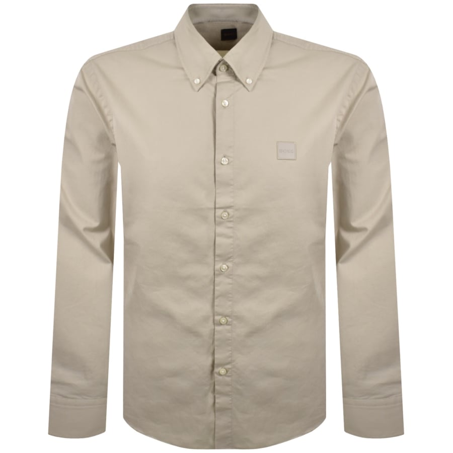 Image number 1 for BOSS Ricoplus Shirt Beige