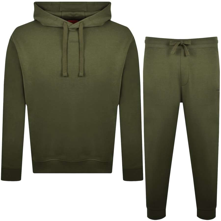 Image number 1 for HUGO DapoDayote Tracksuit Green