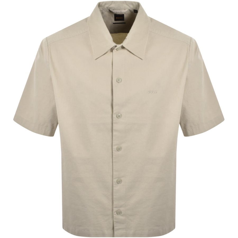 Image number 1 for BOSS Lakith Relaxed Fit Shirt Beige