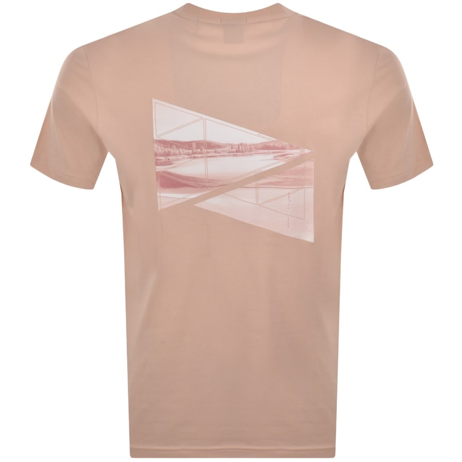 Image number 5 for BOSS Network Photo T Shirt Pastel Orange