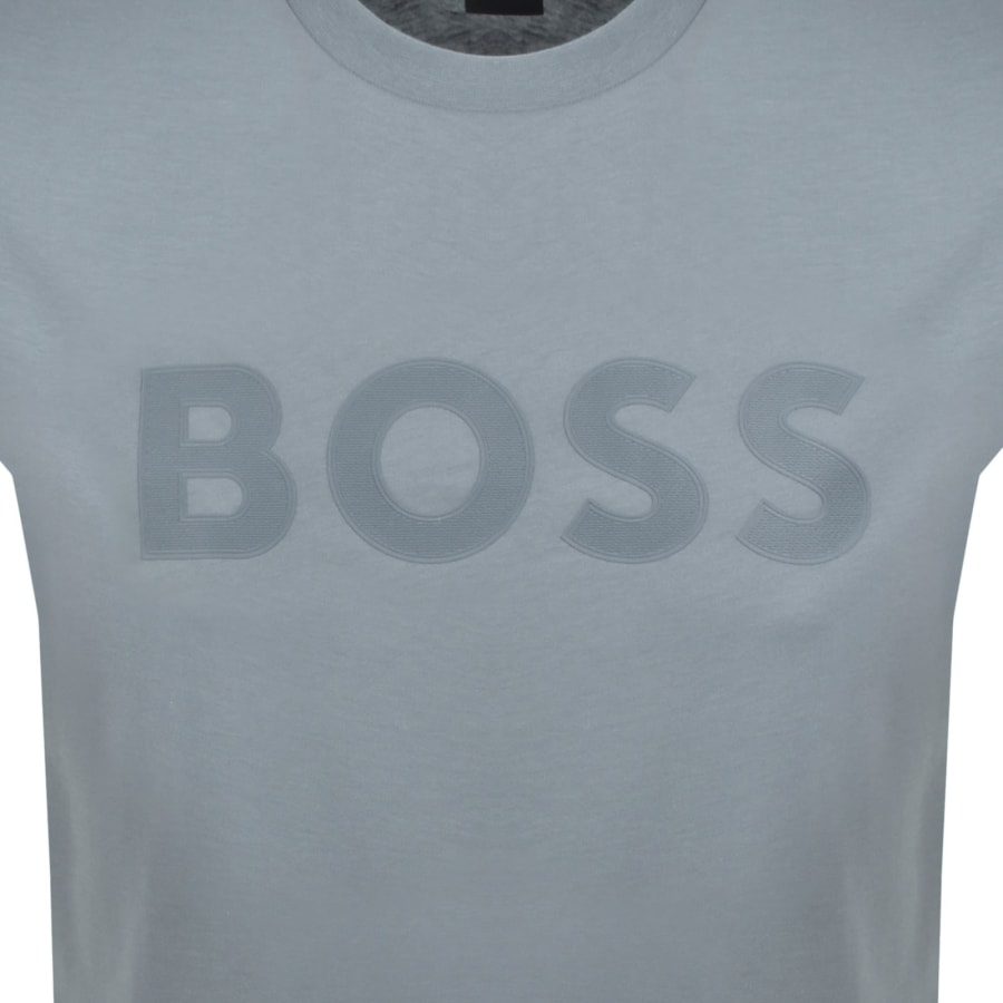 Image number 3 for BOSS Structure T Shirt Dark Grey