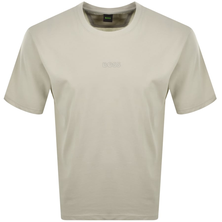 Image number 1 for BOSS Tee 10 T Shirt Light Beige