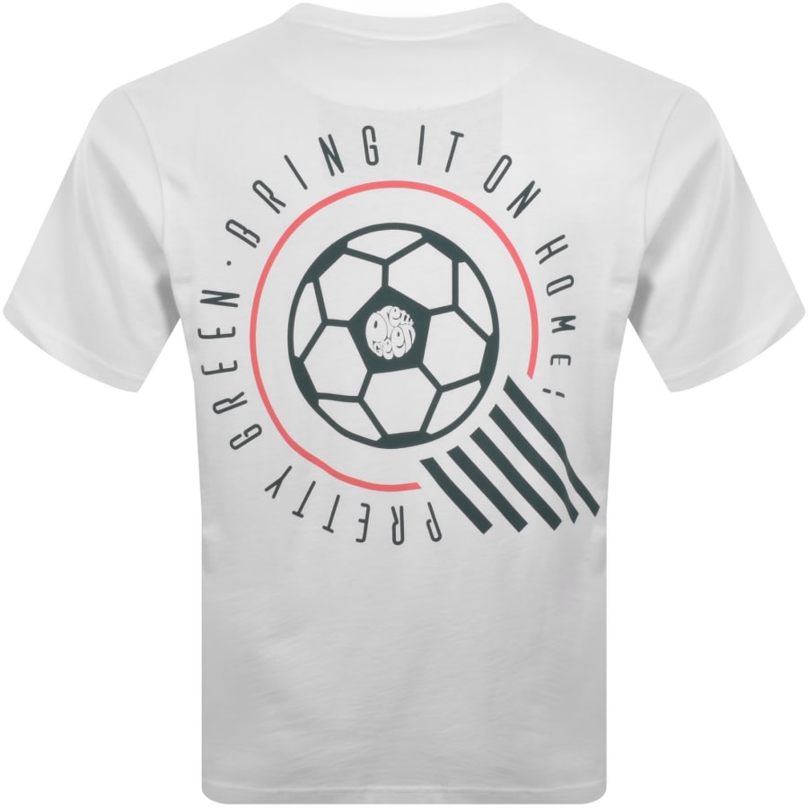Image number 5 for Pretty Green Outro Football T Shirt White