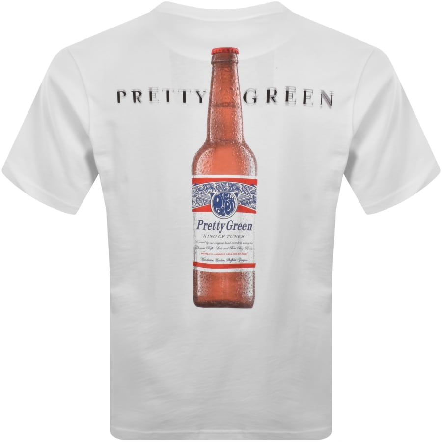 Image number 5 for Pretty Green Cold One T Shirt White