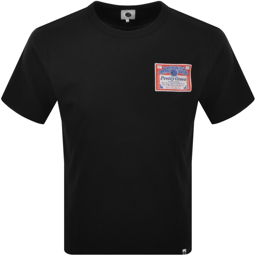 Image number 2 for Pretty Green Cold One T Shirt Black