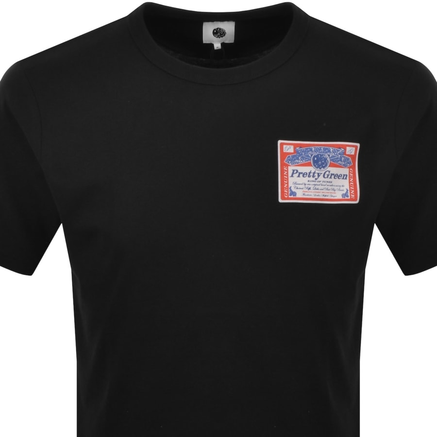 Image number 3 for Pretty Green Cold One T Shirt Black