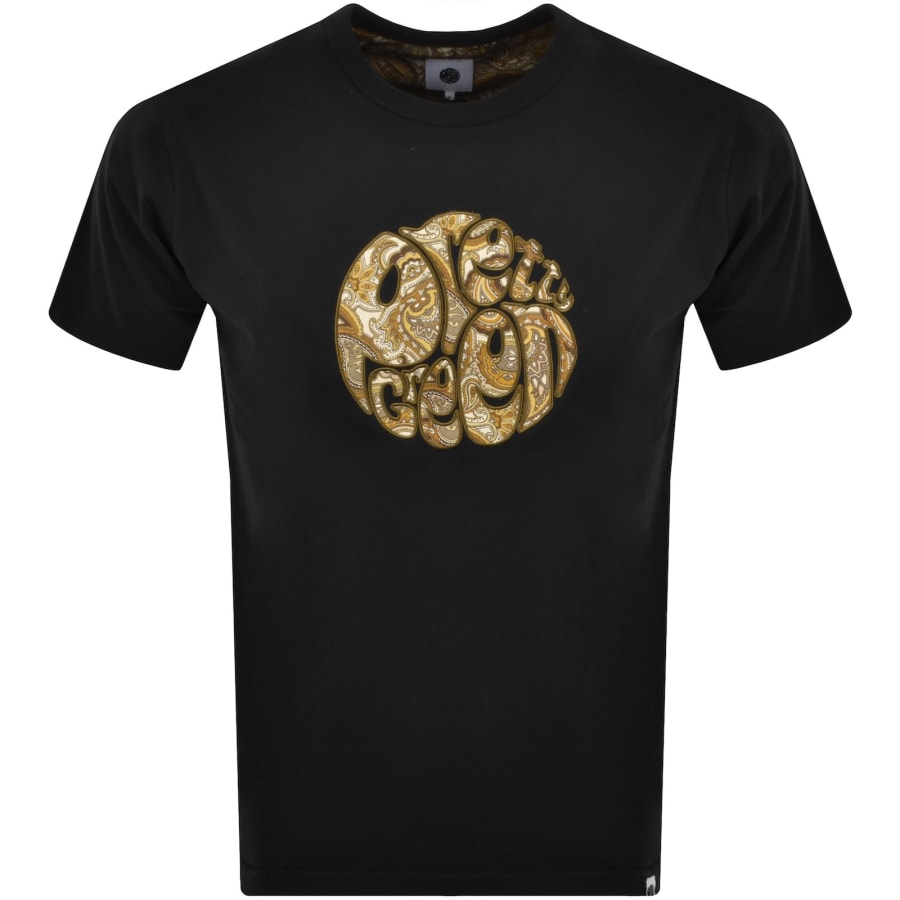Image number 1 for Pretty Green Hermosa Paisley T Shirt Black