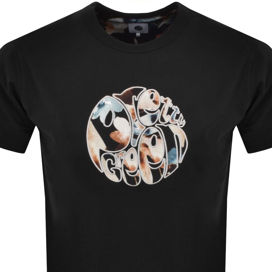 Image number 2 for Pretty Green Laurel Logo T Shirt Black