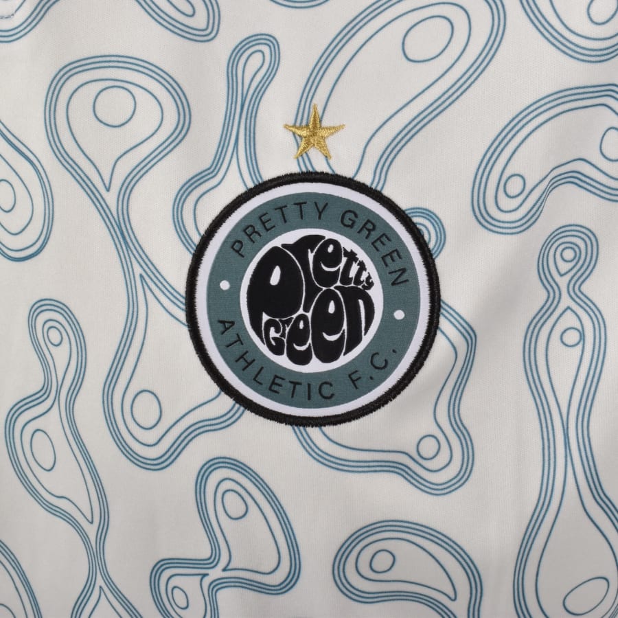 Image number 4 for Pretty Green Outro Football Polo T Shirt White