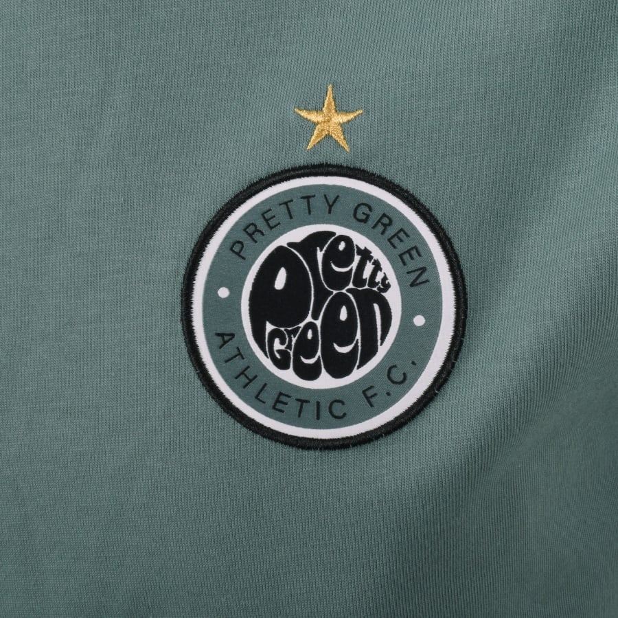 Image number 4 for Pretty Green Outro Ringer T Shirt Blue