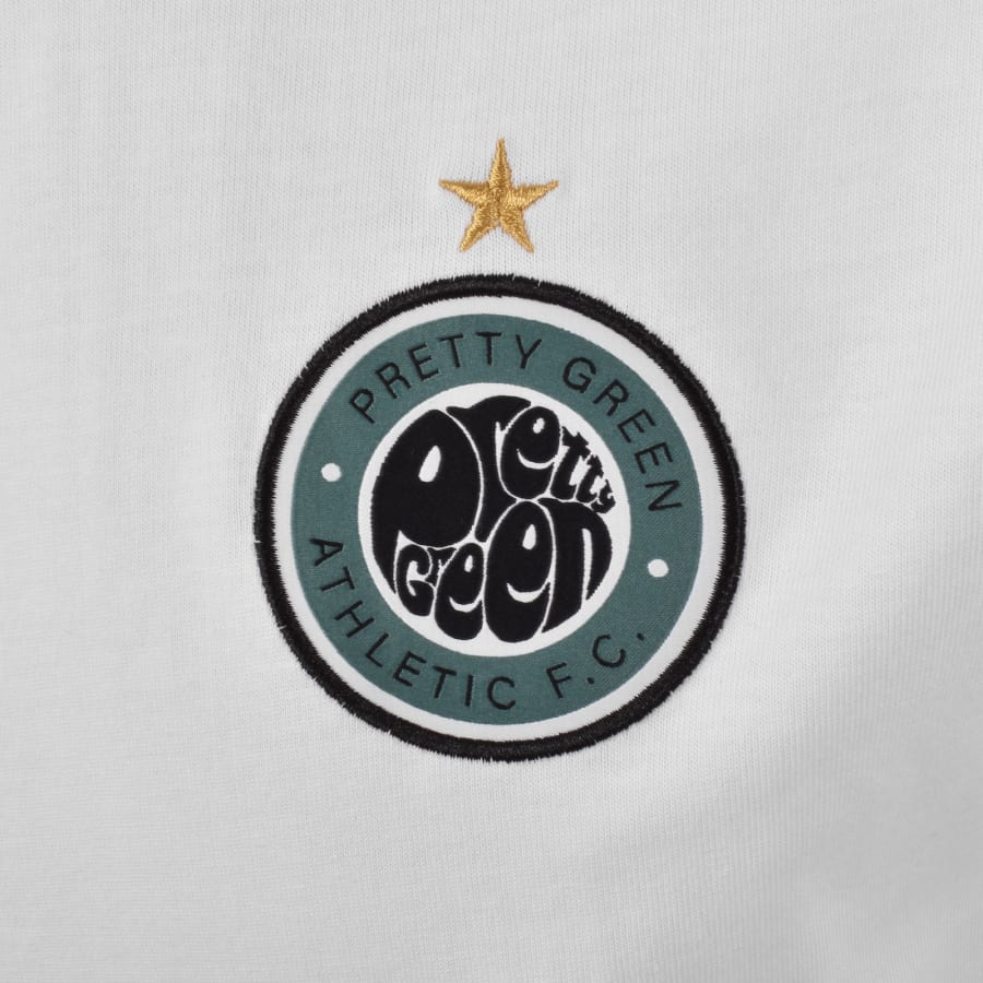 Image number 4 for Pretty Green Outro Ringer T Shirt White
