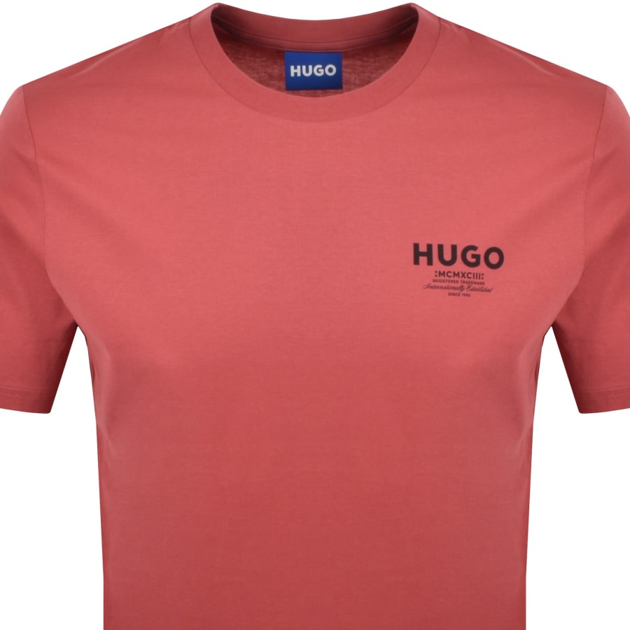 Image number 2 for HUGO Blue Nesptee T Shirt Red