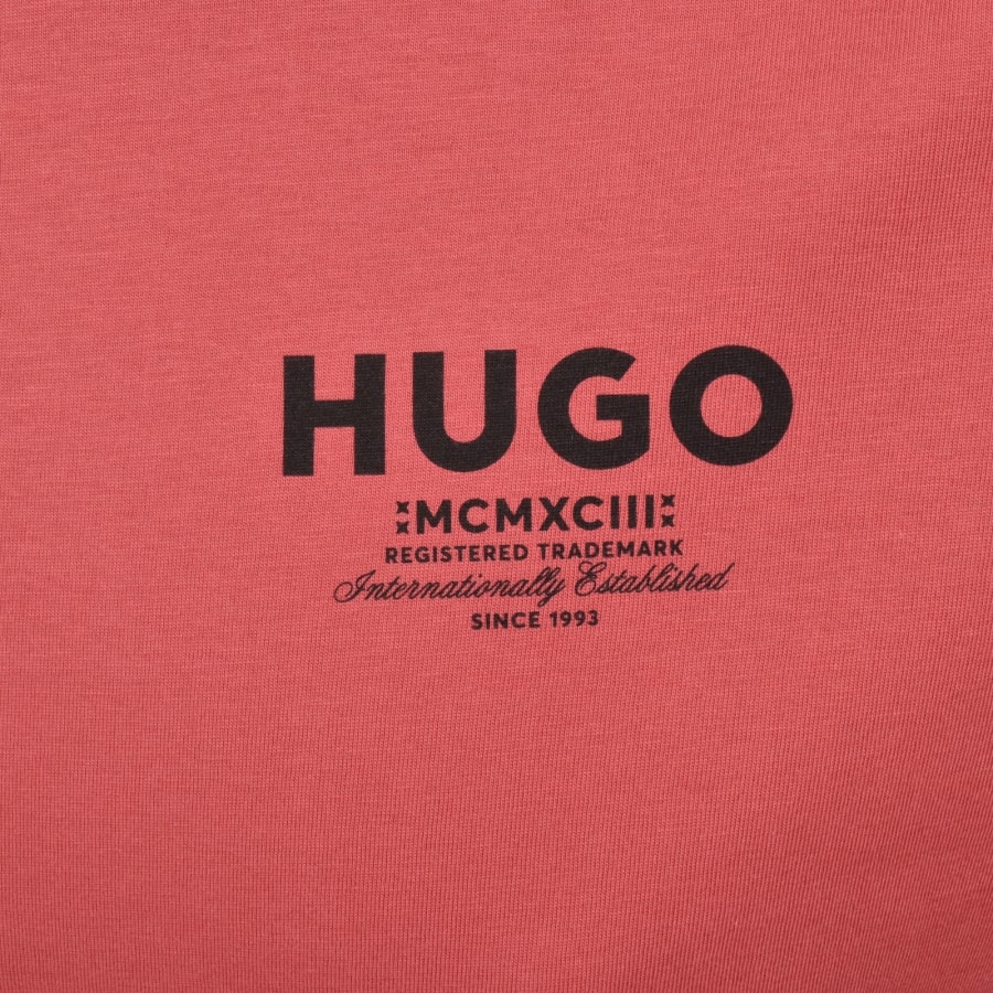 Image number 3 for HUGO Blue Nesptee T Shirt Red