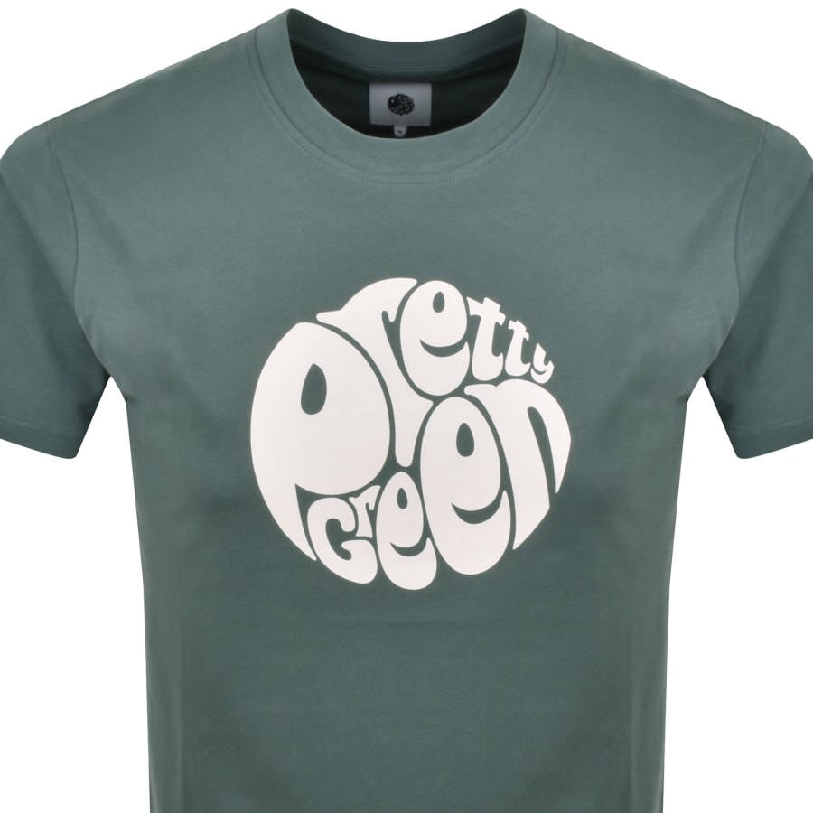 Image number 2 for Pretty Green Gillespie T Shirt Green