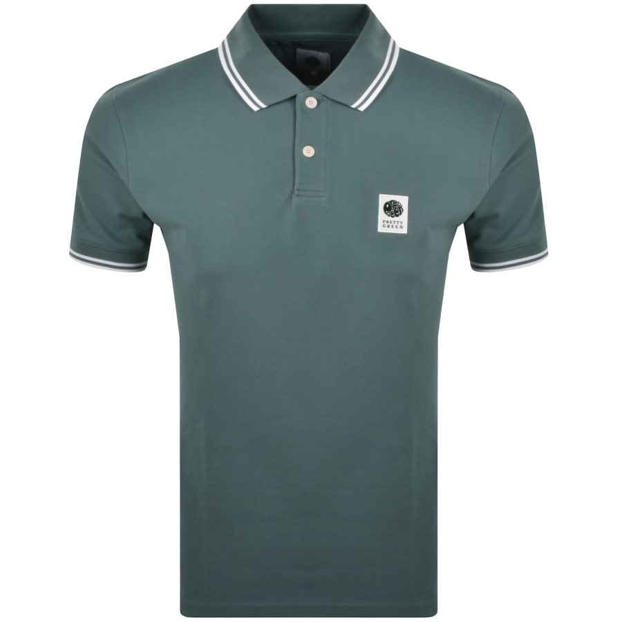 Image number 1 for Pretty Green Polo T Shirt Green