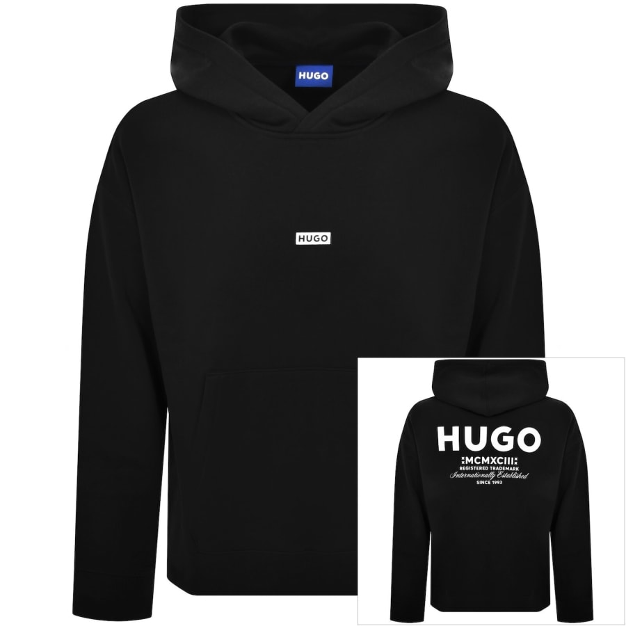 Image number 2 for HUGO Blue NazardoNev Tracksuit Black