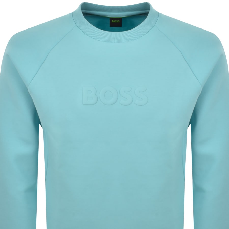 Image number 2 for BOSS Salbo Sweatshirt Bright Blue