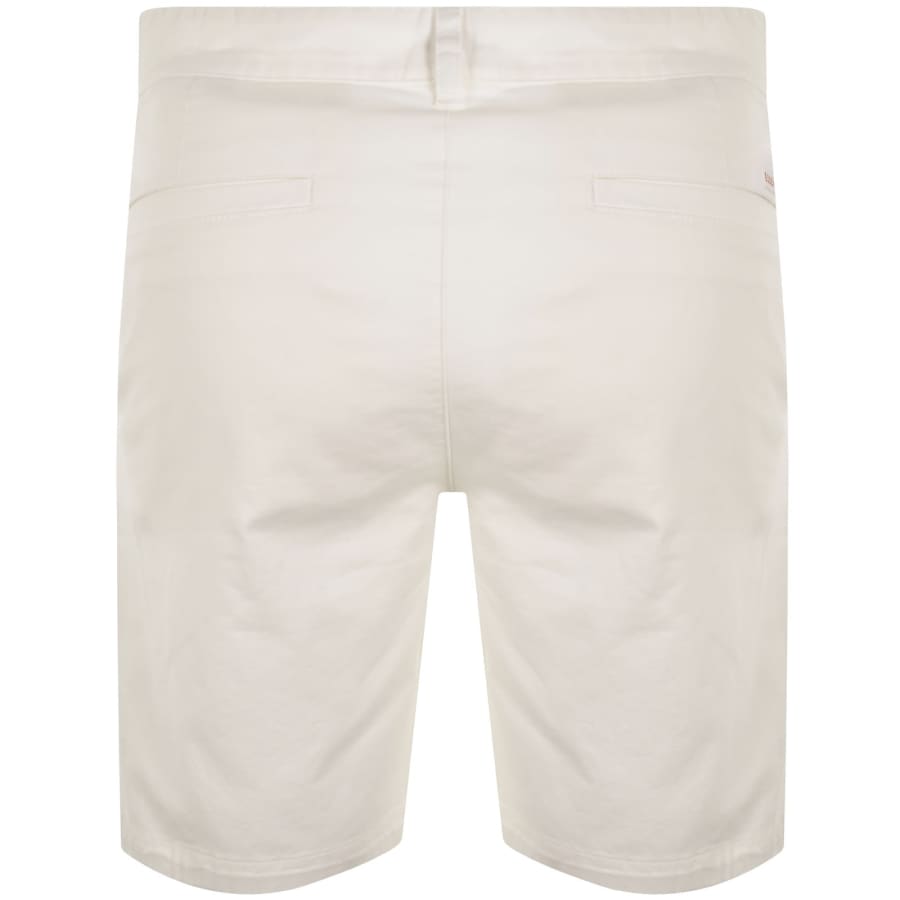 Image number 2 for BOSS Chino Slim Shorts White
