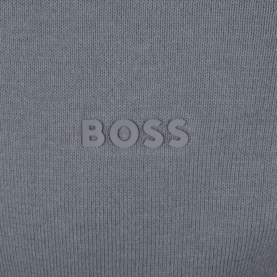 Image number 3 for BOSS Momentum Lite Knit T Shirt Dark Grey