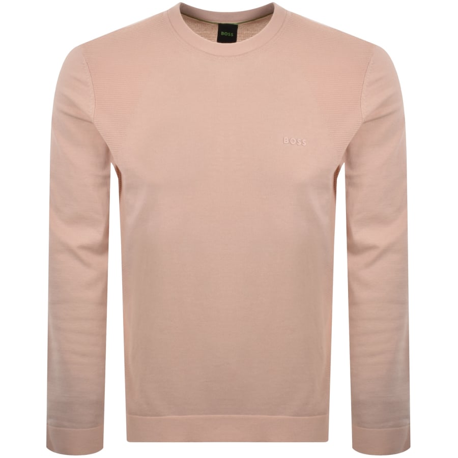 Image number 1 for BOSS Momentum Lite Jumper Light Pink