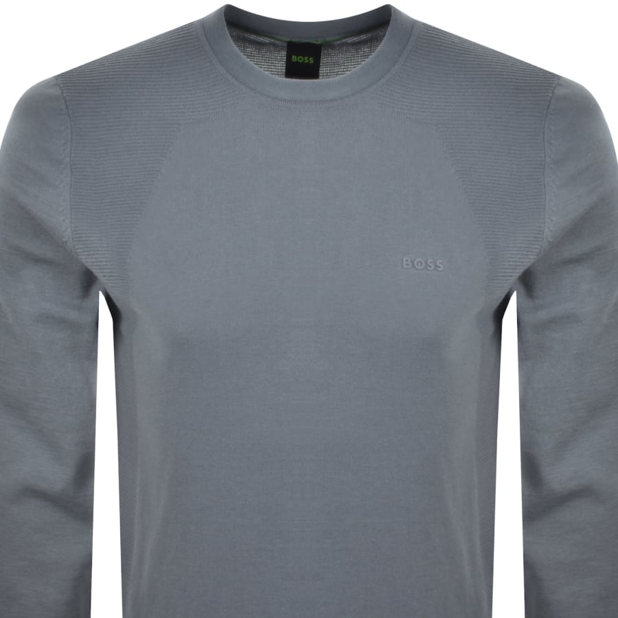 Image number 2 for BOSS Momentum Lite Jumper Dark Grey