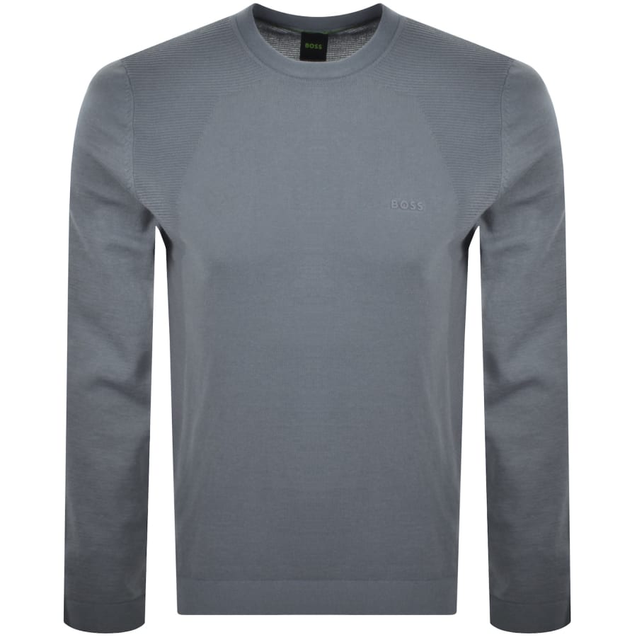 Image number 1 for BOSS Momentum Lite Jumper Dark Grey