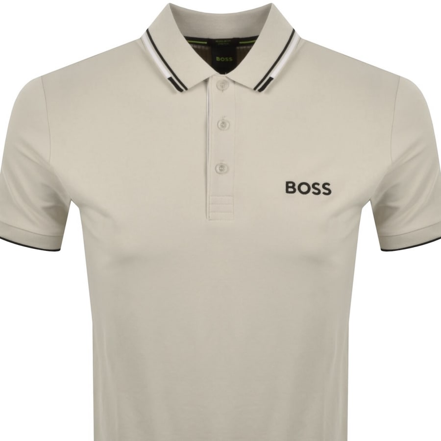 Image number 2 for BOSS Paddy Pro Polo T Shirt Light Beige