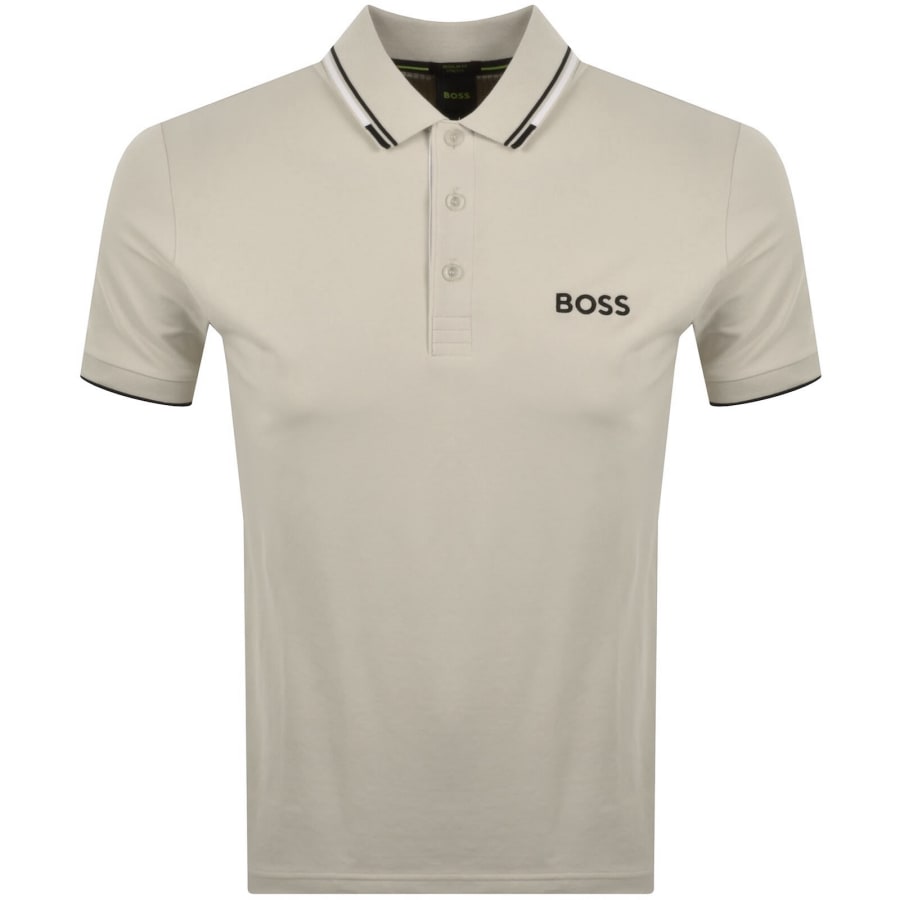 Image number 1 for BOSS Paddy Pro Polo T Shirt Light Beige