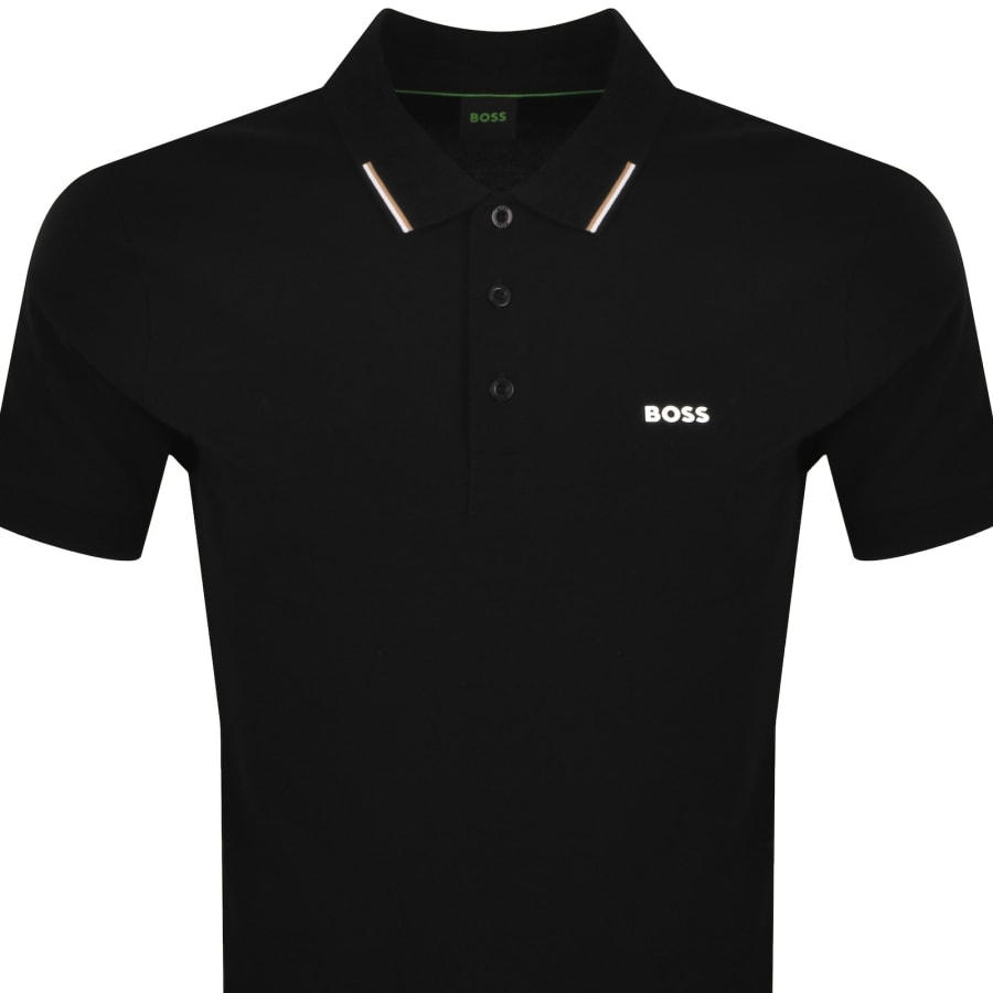 Image number 2 for BOSS Swing Paddy Polo T Shirt Black