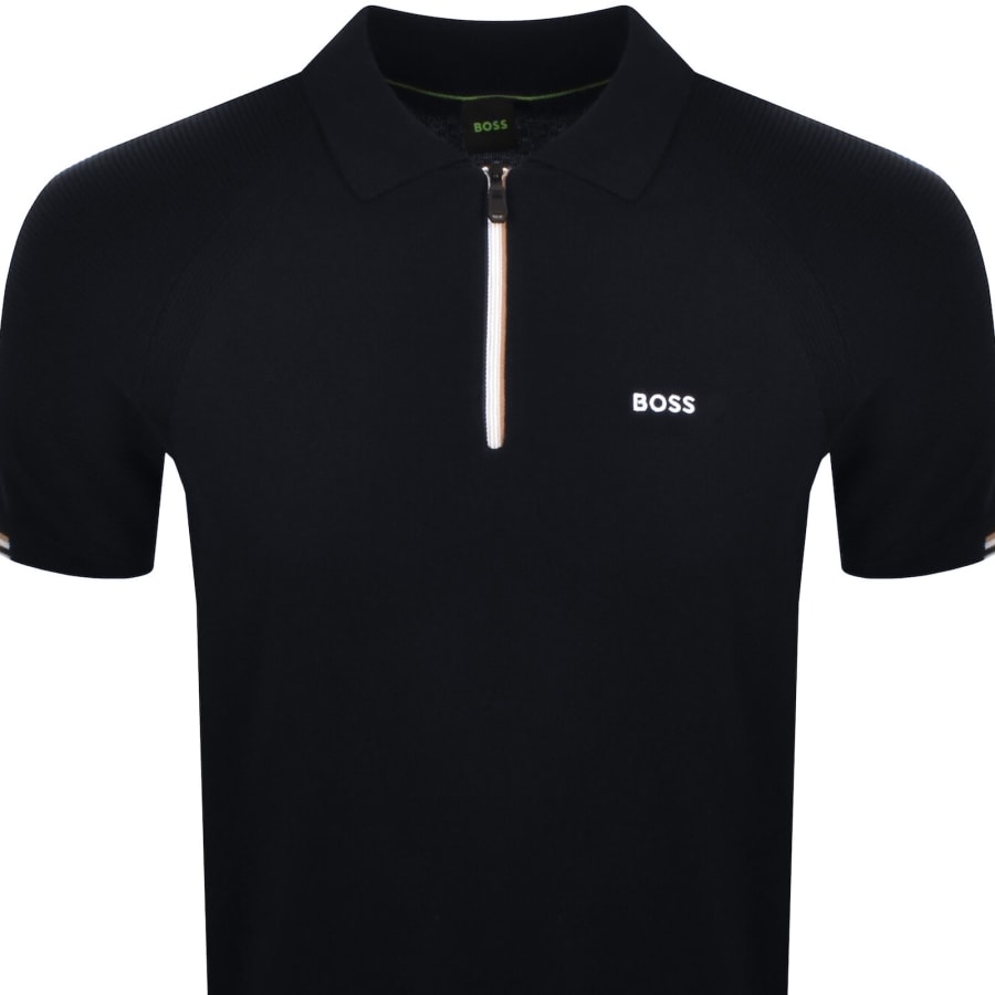 Image number 2 for BOSS GOC Perform Knit Polo Dark Blue