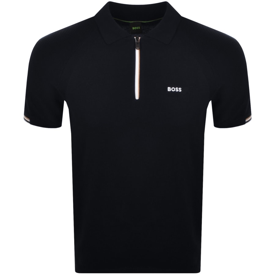 Image number 1 for BOSS GOC Perform Knit Polo Dark Blue