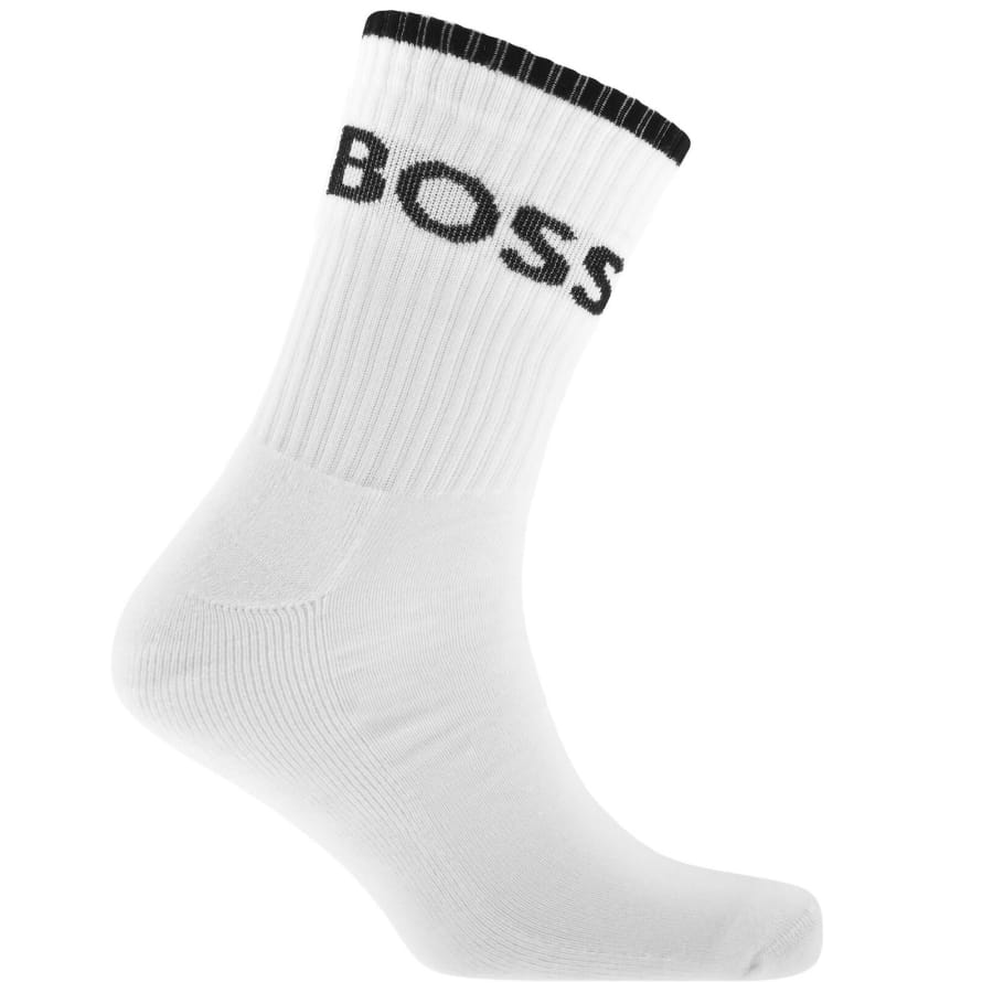 Image number 4 for BOSS 6 Pack Quarter Length Active Socks