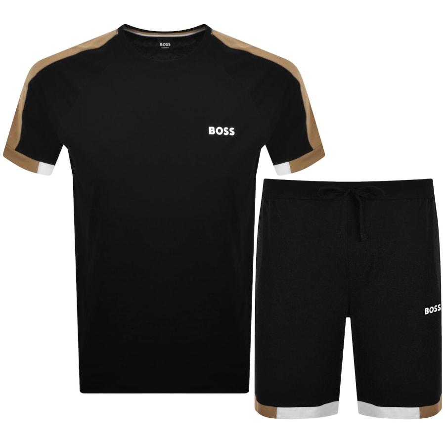Image number 1 for BOSS Balance T Shirt And Short Set Black